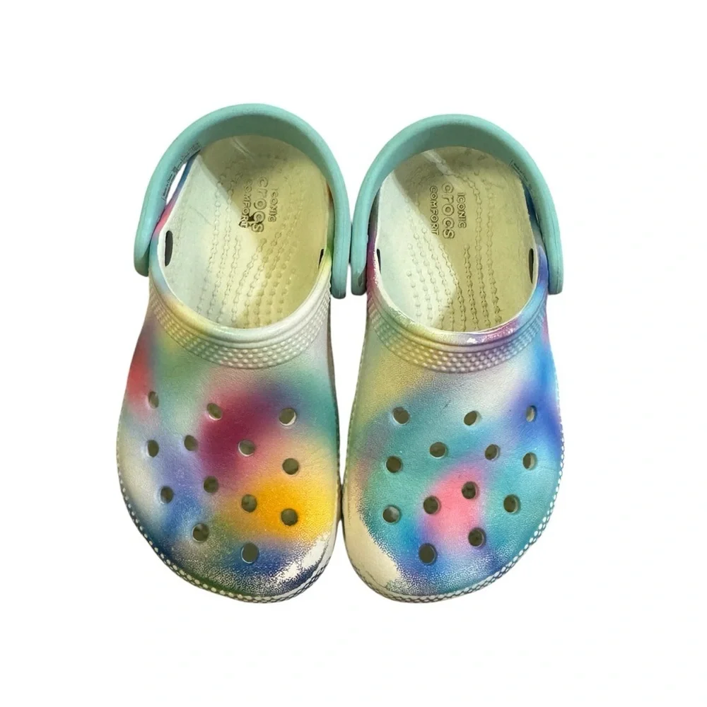 CROCS Kids Water Shoes - Multicolor Fun size 9